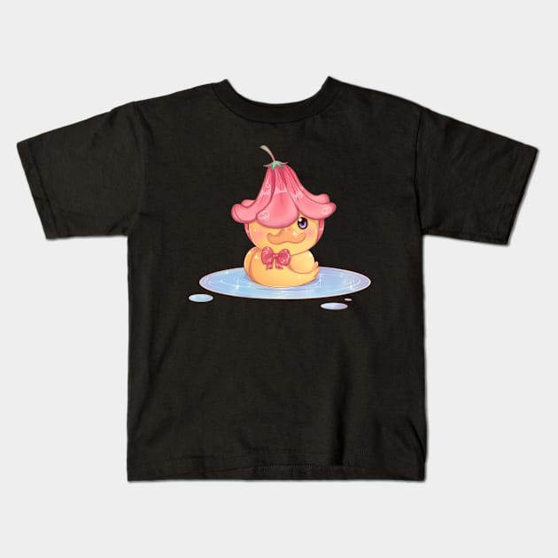 Cute little ducky Kids T-Shirt by Itsacuteart